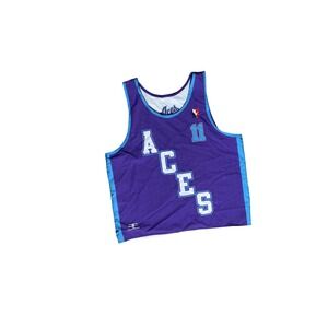 Vintage Las Vegas Aces WNBA Basketball Jersey #11 Purple White Sleeveless